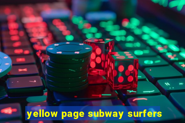 yellow page subway surfers